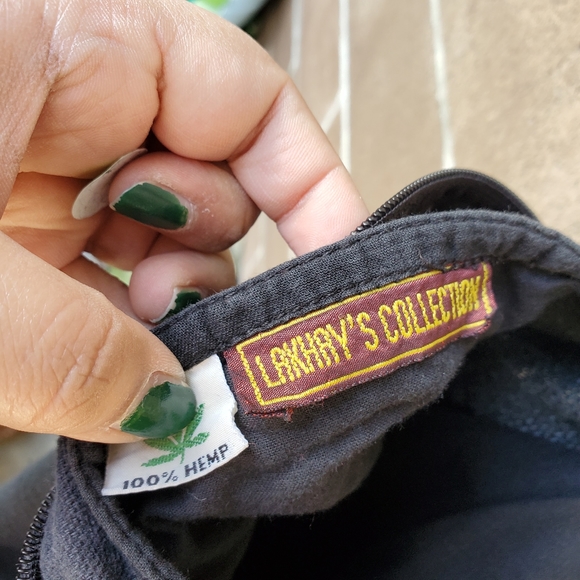 Vintage hemp peace sign cross body bag - Picture 6 of 6